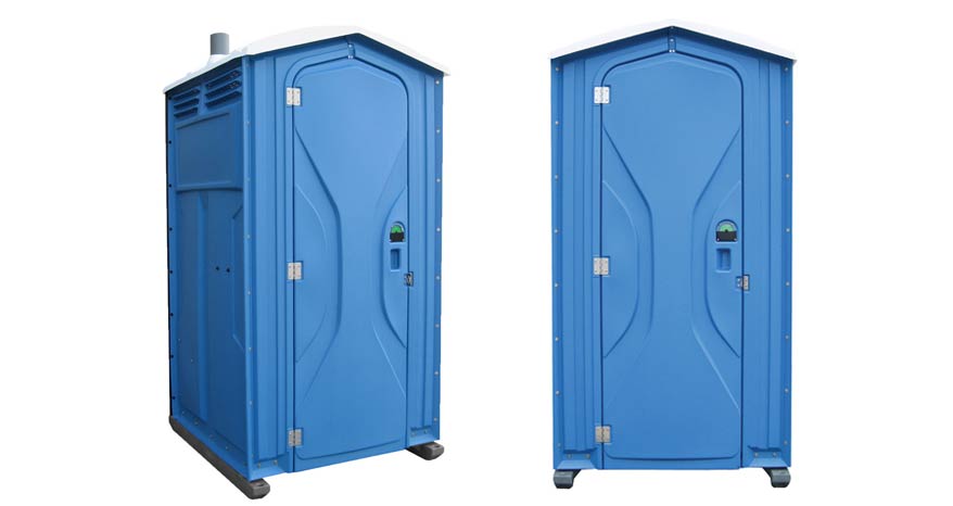 Long-term porta potty units on site in Vista, California